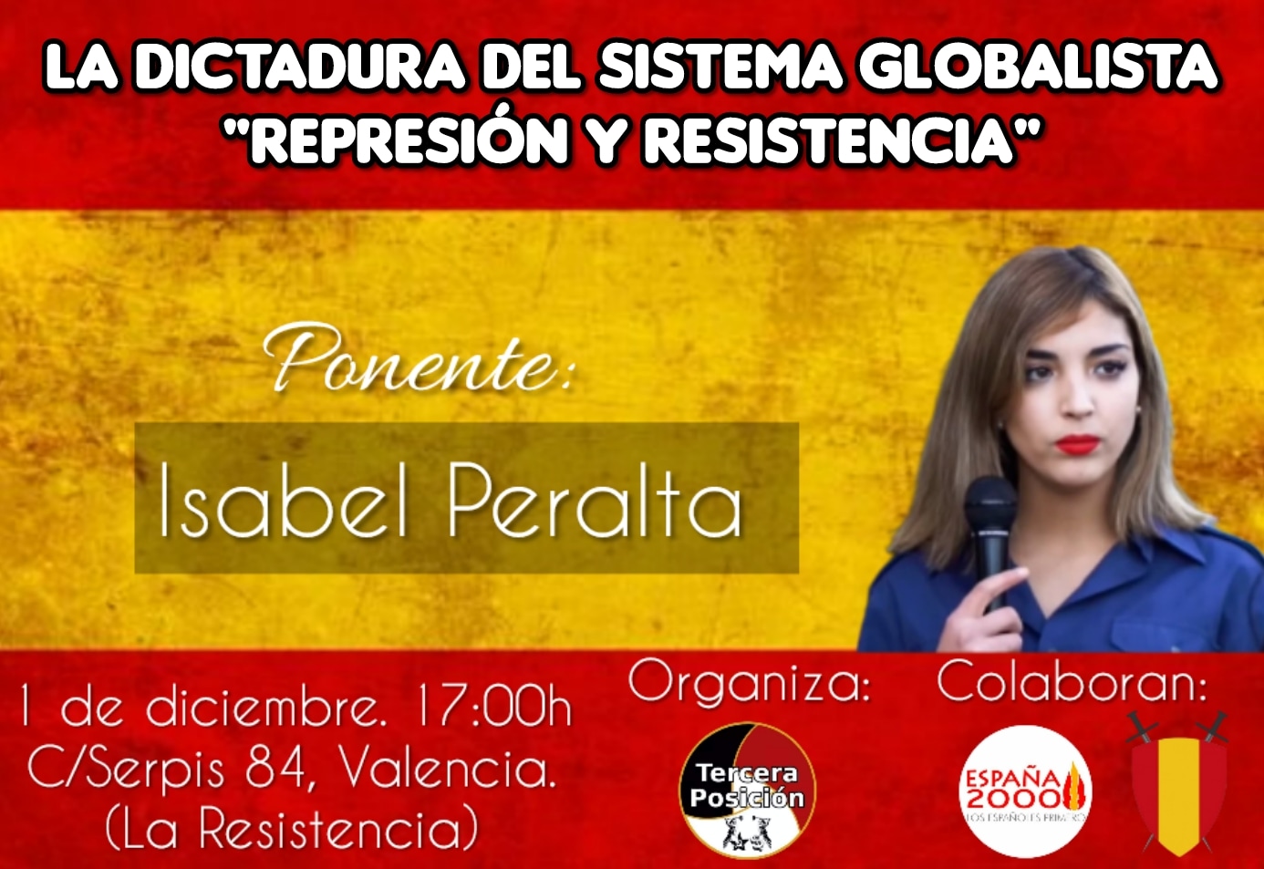 Isabel Peralta visitará La Resistencia el próximo 1 de diciembre 